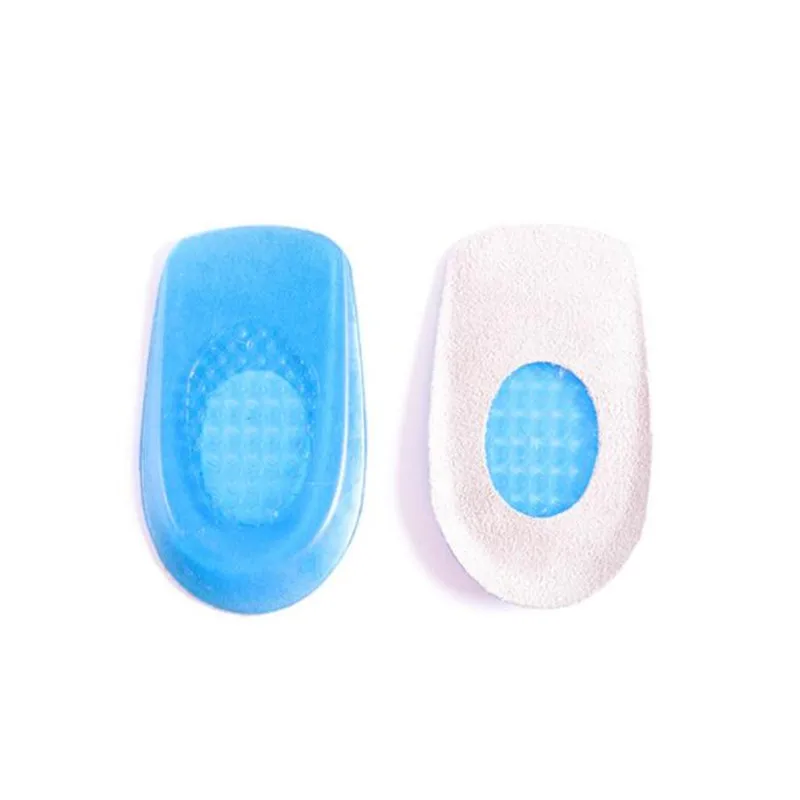 New Silicone Gel Orthopedic Insoles Back Pad Heel Cup for Calcaneal Pain Health Feet Care Support spur feet cushion pads