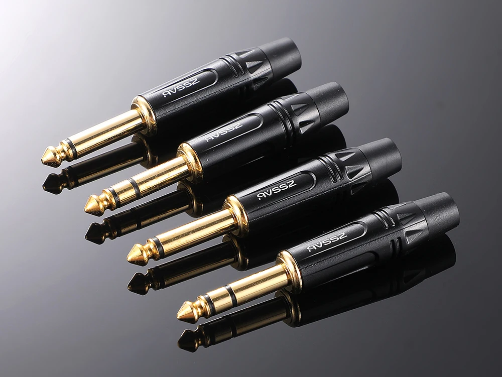 6,35/6,5 TS Mono TRS Stereo 2/3 Kern Schweißen Stecker Gitarre Kabel Musical Instrument Audio Mikrofon Kabel Gerade kopf Ellenbogen Stecker – Detail 22