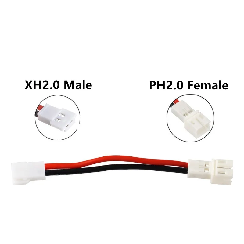 PH2.0 Connector Charger Wire Cable for Eachine 010 JJRC H36 Battery Furibee F36 Wltoys V911 F929 F939 Charging 5Pcs/lot