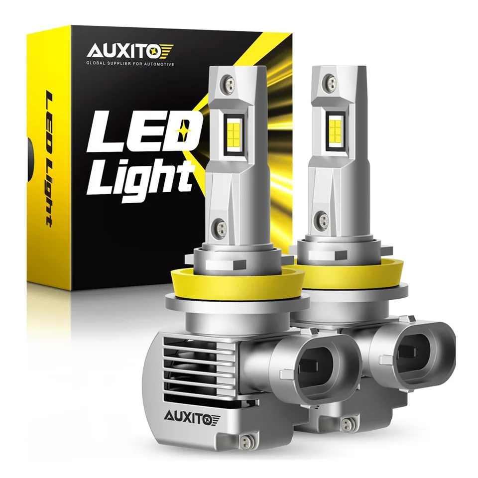 AUXITO Q16 LEDヘッドライト 2個セット 2Pcs AUXITO Q16 Canbus H8 H11 LED Light Bulbs 20000LM 100W High
