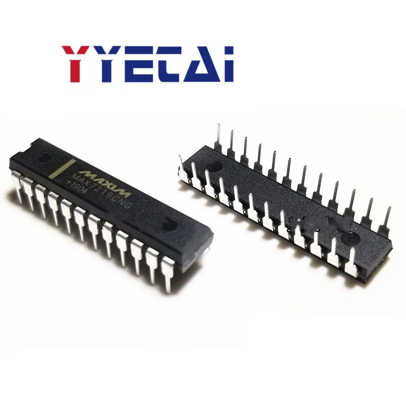 

10PCS New MAX7219CNG MAX7219ENG Inline DIP24 Display Driver Chip