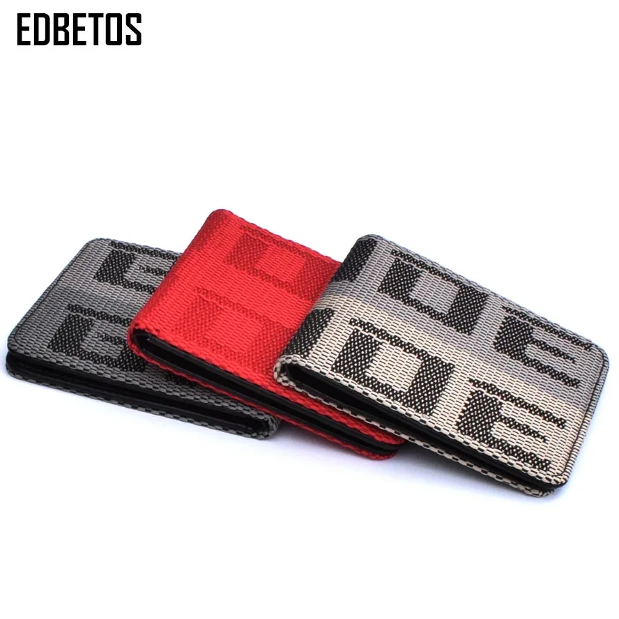 EDBETOS BRIDE wallet Auto Wallet BRIDE Purse JDM VERSION 2 Racing Seat Fabric and Leather Canvas takatas Wallet key case