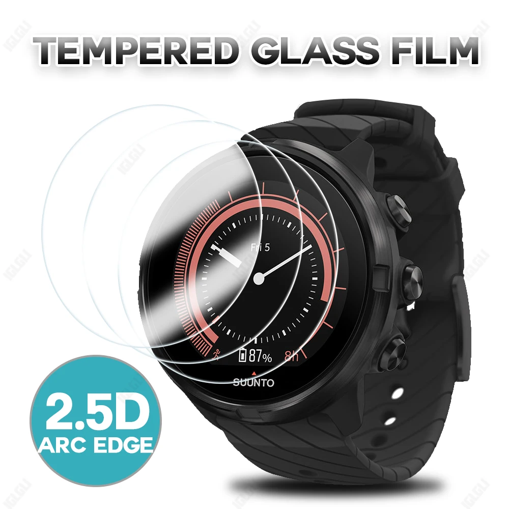 High-Quality Tempered Glass For Suunto Watch 3 5 7 9 Smart Watch Screen Protector film Clear Transparent Protective Accessories