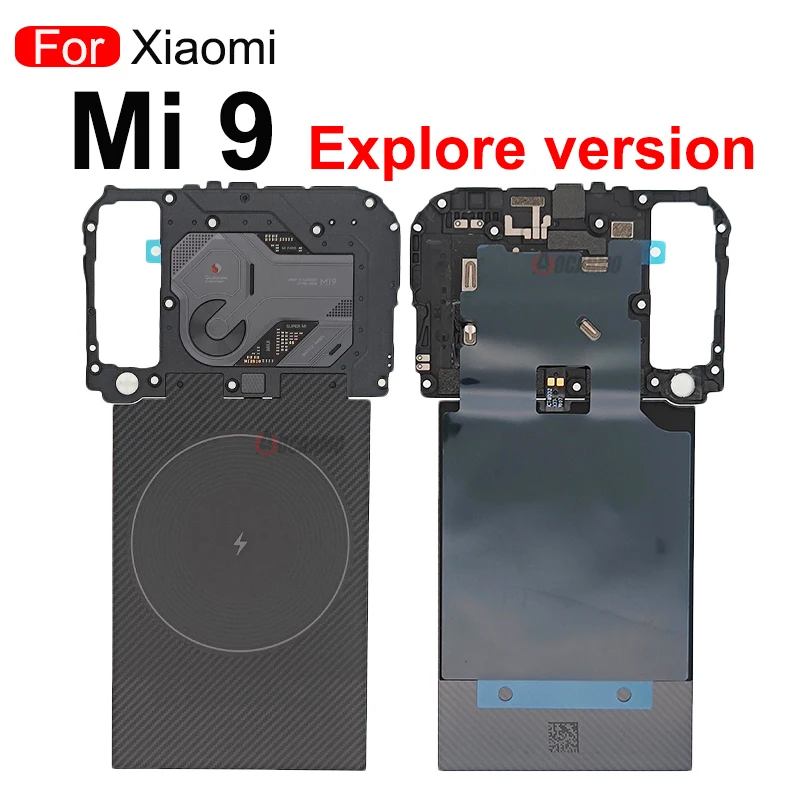 1Pcs For Xiaomi 9 SE Mi 9 9SE Explore Version Motherboard Cover Wireless Charging Induction Coil NFC Flex Cable Replacement Part