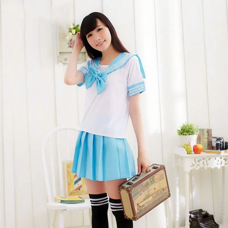 Sexy Cosplay Diaper Lover ABDL Adult Baby Romper Women Skirt Suit Schoolgirl Uniform Anime Role Play Costume