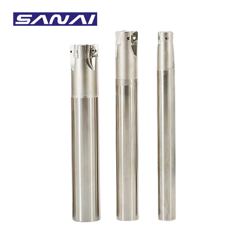 SANAI EXN03R Milling Cutter Bar HSS CNC Lathe Milling Tool Fast Feed Double-sided Cutting for Carbide Insert LNMU0303ZER