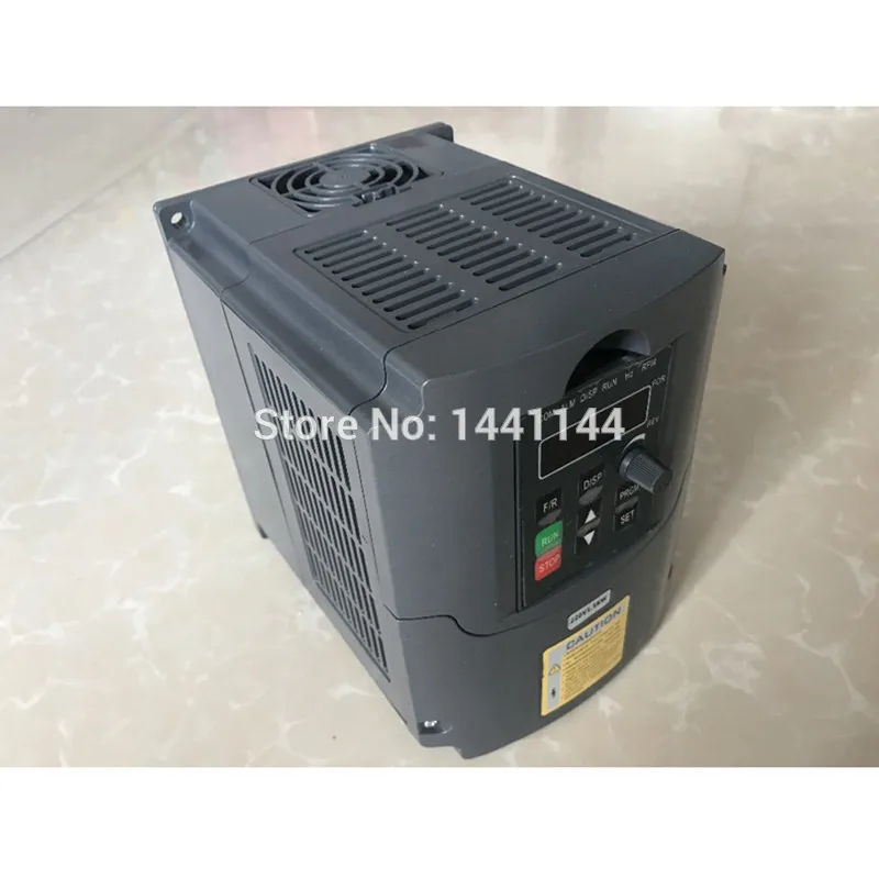 1.5KW/2.2KW/3KW 110V 220V 380V AC Variable Frequency Drive Converter VFD Converter Speed Controller inverter for CNC