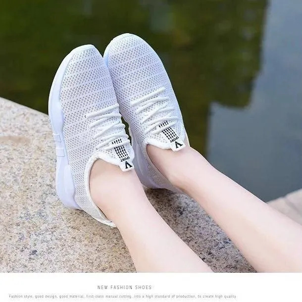 Zapatillas deportivas de malla de aire para Mujer, calzado deportivo para correr, para verano, 2022