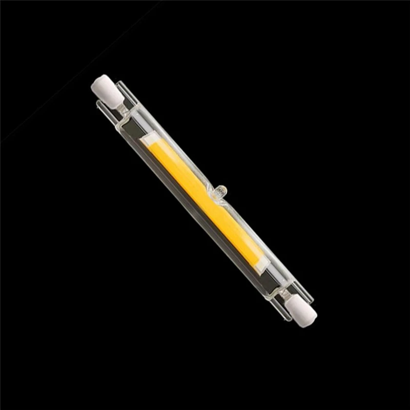 Ampoule LED COB R7S, 78mm, 118mm, ampoule en verre, 15W, 30W, AC 220V, 230V, remplacer la lampe halogène, budgétaire LED, J78, J118, économie