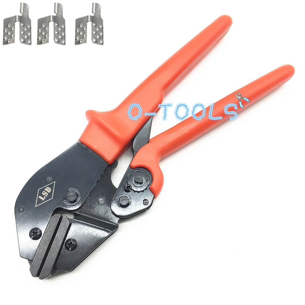 

AP-02 Non-insulated heating film connector crimping tool hand terminal crimp pliers tools crimper with flat crimping jaws