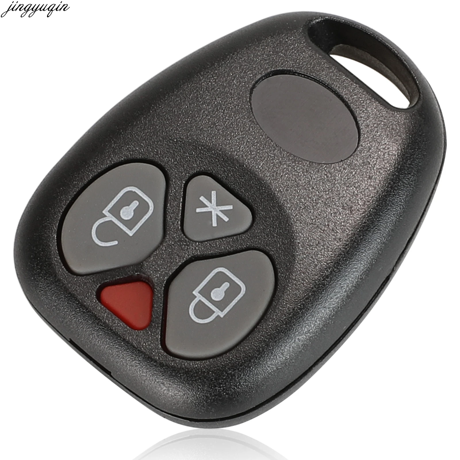 

Jingyuqin 4 Button Remote Car Key Fob Shell For Brazil Control Old Positron Alarm Remote Key Shell Replacement