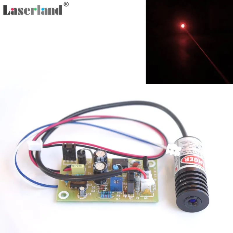 

1845 100mW 650nm 655nm 660nm Red Laser Module Diode with Driver