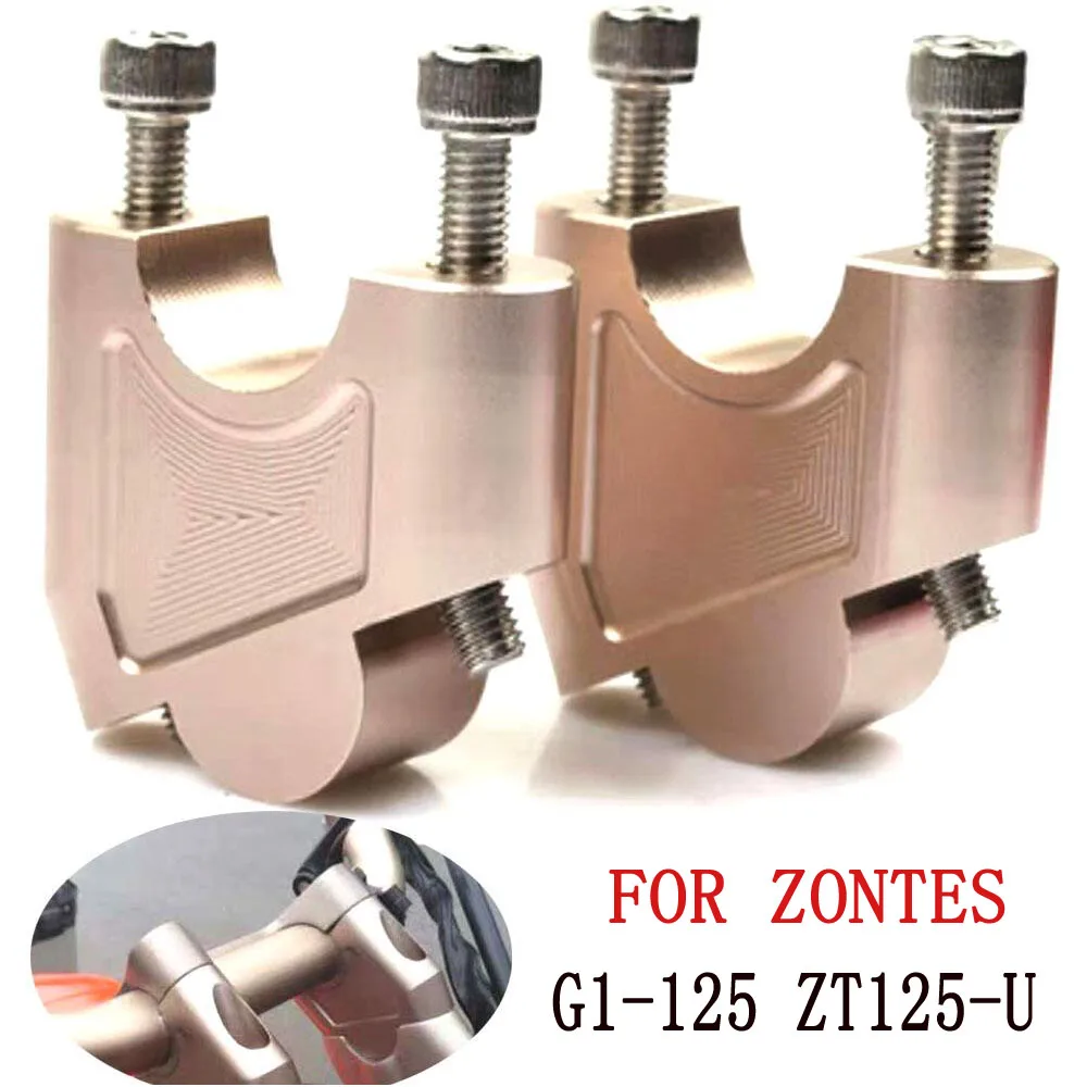 

Handlebar Mount Risers Clamp For Zontes G1-125 ZT125-U 155-U Riser Handlebar G1-125 ZT125-U G1 125 ZT125 U 155-U 155U 155 U