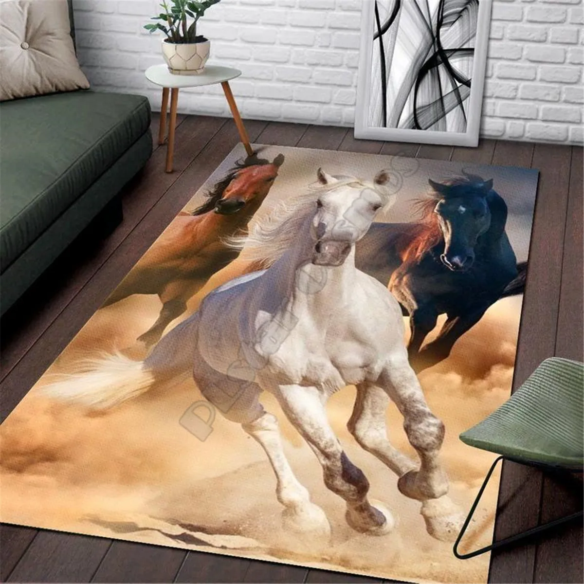 Deer Hunting Rug 3D All Over Printed Carpet Mat Living Room Flannel Bedroom Non-slip Floor Rug 02