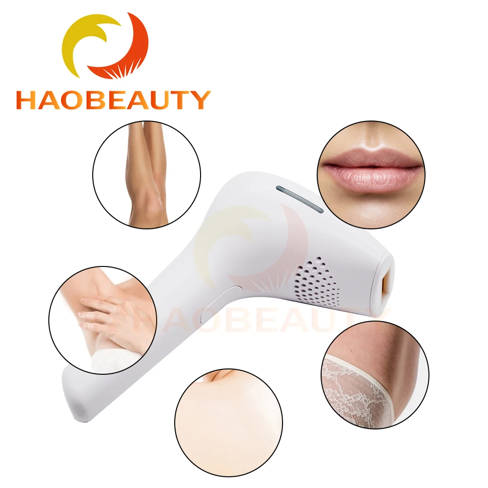 Haobeauty-depiladora láser de fotones IPL para mujer, de mano para minidepiladora cara, cuerpo, labios, axila, pelo, hogar