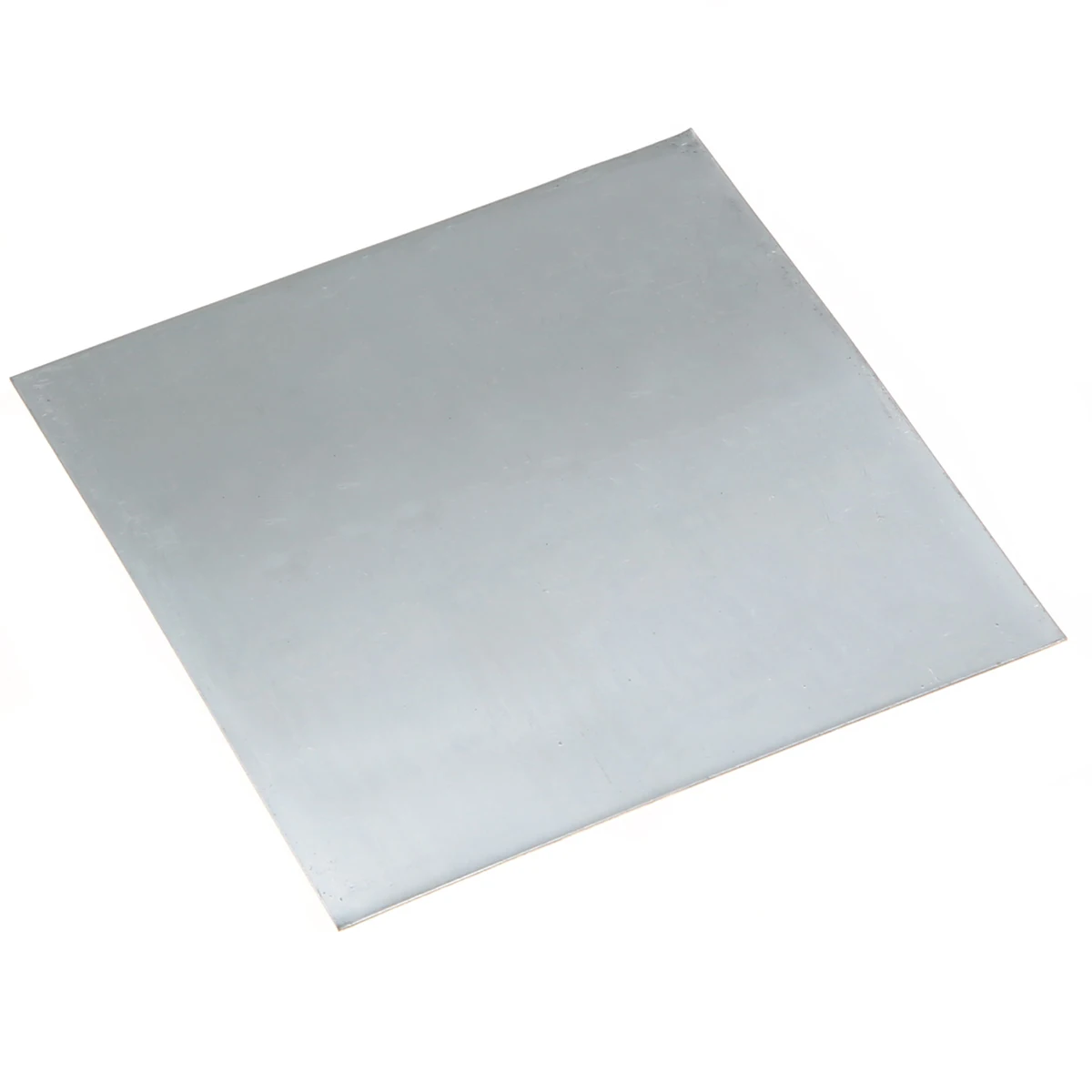 1Pcs  Zinc Plate 99.9% Pure Zinc Zn Sheet Plate 100mmx100mmx0.2mm For Science Lab Accessories