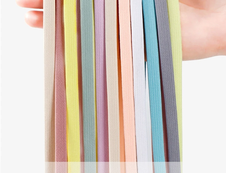 1 Paar Sneaker-Schnürsenkel, Schuhzubehör, Schnürsenkel für Schuhe, Unisex, flache Schnürsenkel, klassische Schnürsenkel, einfarbige Schuhbänder. – Detail 11