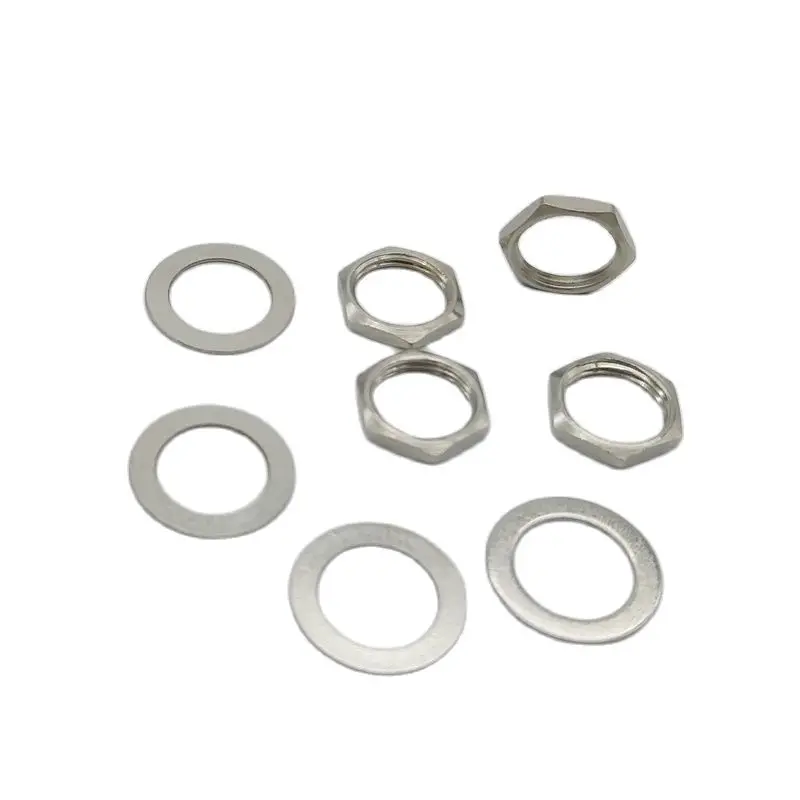 20pcs/lot Nut And Gasket For British System F Connector CATV F Connector Nut Gasket