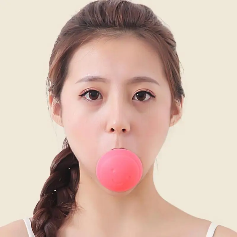 Jaw Exerciser Silicone V Face Facial Lifter Face Exerciser for Jawline Shaper Masseter Muscle Trainer for Double Chin Reducer