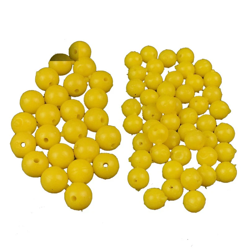 20pcs/lot Floating Soft Corn Fishing Lure Smell Carp Fishing 8-10mm Artificial Ball Beads Feeder Bait Pesca Isca