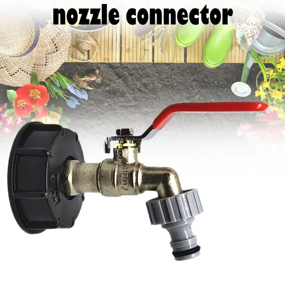 

IBC Tote Tank Food Grade Drain Adapter 1/2" Garden Hose Faucet Water Tank Hose Connector Replacement Garden Supplies