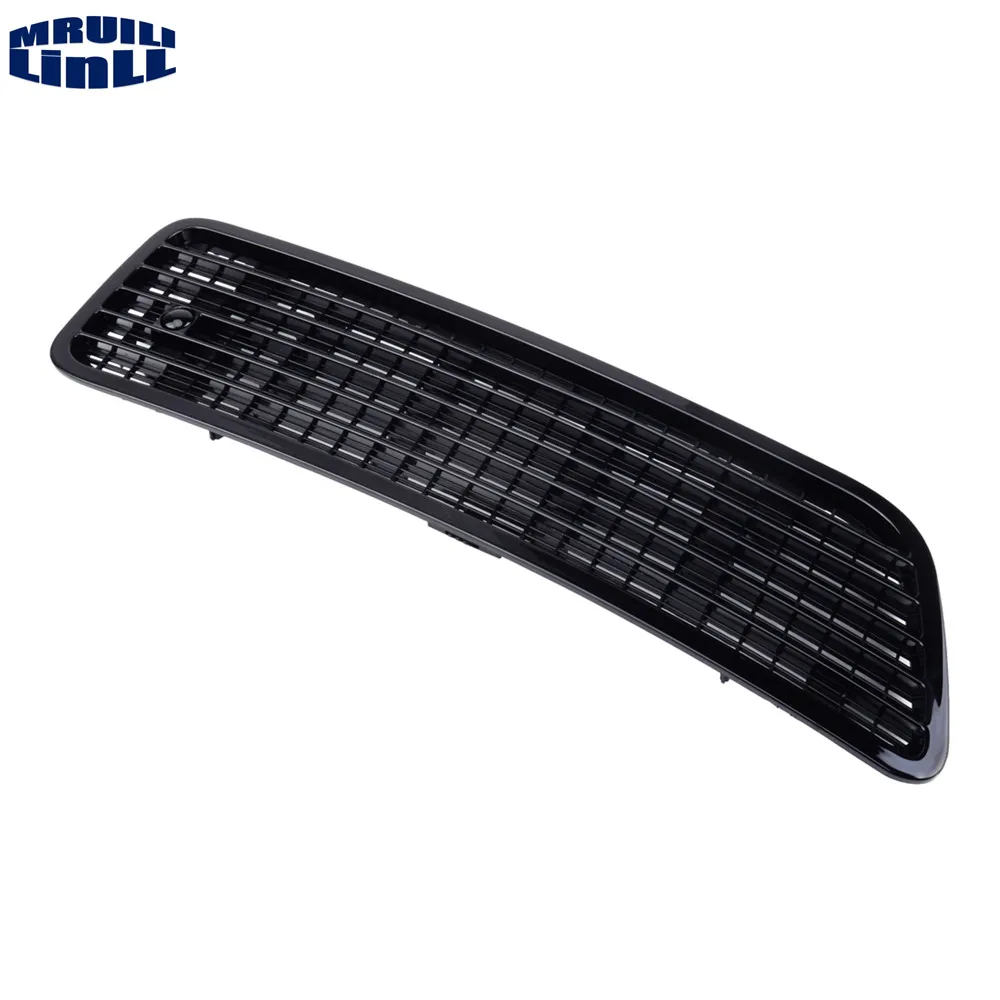 A Pair Front Bonnet Hood Air Vent Grille Upper OE# 22188002059040 22188003059040 Bright Black For Mercedes S CLASS W221 2010