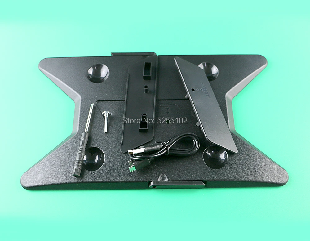 Soporte Vertical delgado 2 en 1 para PS4 Pro, estación de soporte de controlador Dual, Cable de carga Micro USB Dual para PS4 Slim Pro, 1 Uds.