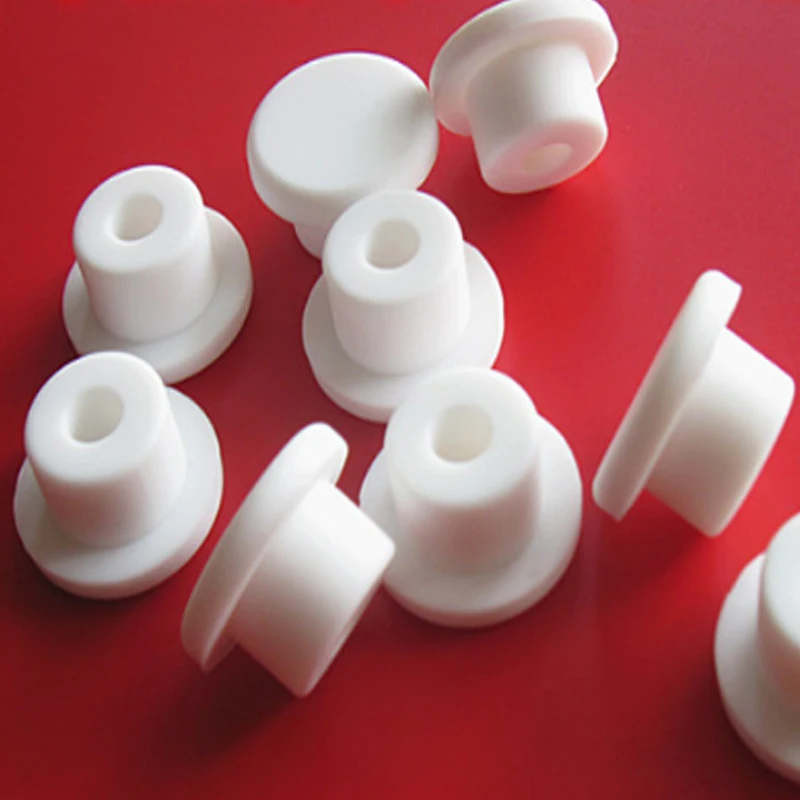 1PCS White Food Grade Silicone Rubber Plugs Blanking End Caps Seal stopper 15mm to 37.6mm T Type Round Hole Plug