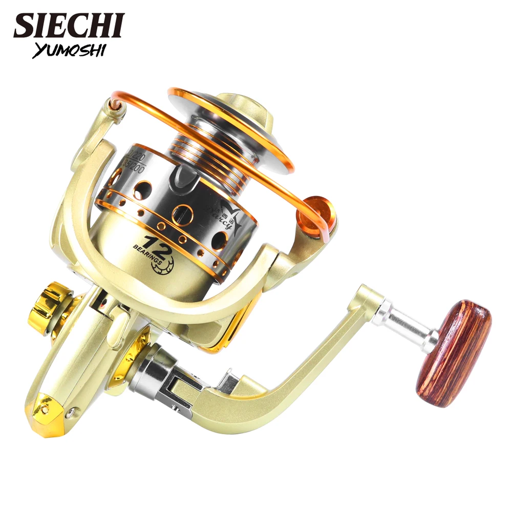 

SIECHI JX1000 JX2000 JX3000 JX4000 JX5000 JX6000 JX7000 Spinning Fishing Reel 12BB Saltwater Fishing Tackle