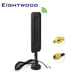 Eightwood 9dbi 4G LTE TS9 SMA Male Antenna for Huawei Netgear ZTE Cellular Amplifier Mobile Cell Phone Signal Booster Repeater