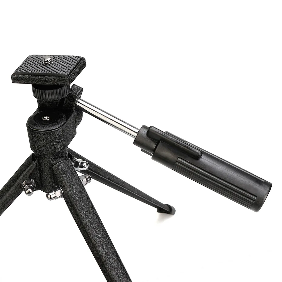 SVBONY Mini Tabletop Black Tripod Portable Desktop Travel Tripod for Spotting Scope Monocular Medium-sized Telescopes SV153