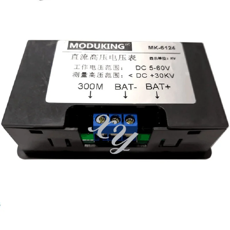Imagem -03 - Medidor de Alta Tensão dc Display Digital Voltímetro Alta Tensão Tester Gerador Eletrostático 100v 5ma Dc30kv50kv