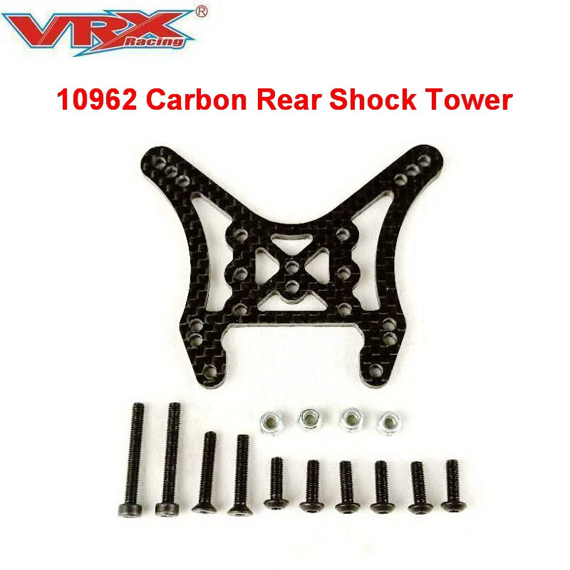 RC car upgrade parts,VRX 10962 Carbon Rear Shock Tower,Fit 1/10 scale VRX Racing 4WD RC Car,RC model car accessories