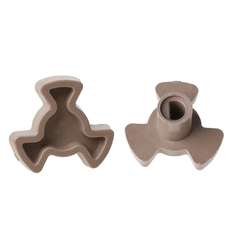 2Pcs 14มม.เตาอบไมโครเวฟเตาอบลูกกลิ้งสนับสนุน Coupler ถาดเพลา19QE