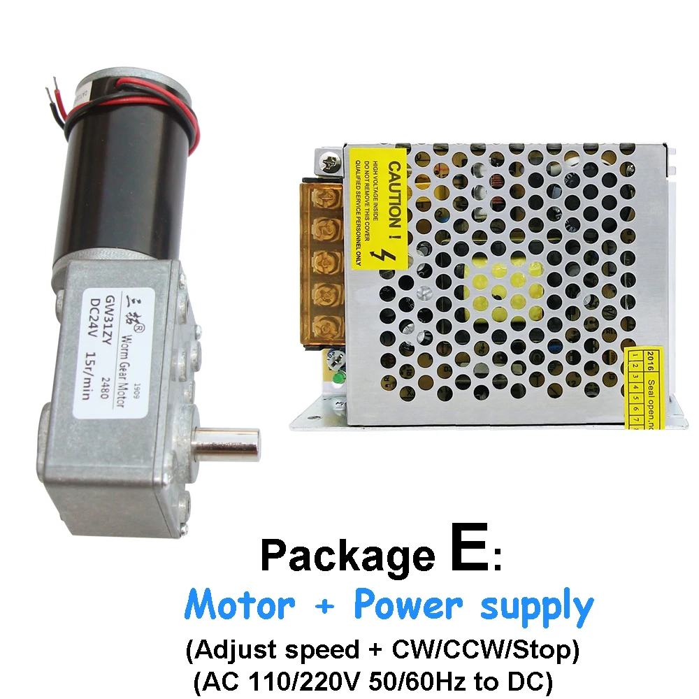 GW31ZY DC 12V 24V 3-470rpm small Worm Gear motor High torque strong Ultra low speed for RC car robot vehicle model door Quality