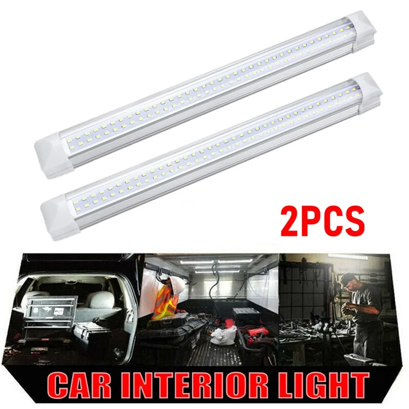 2PCS Camper Light 12v RV Light 108 LED Camping Car Parts Accessories Pickup Truck Camper Van Led Light 12v Caravan Light