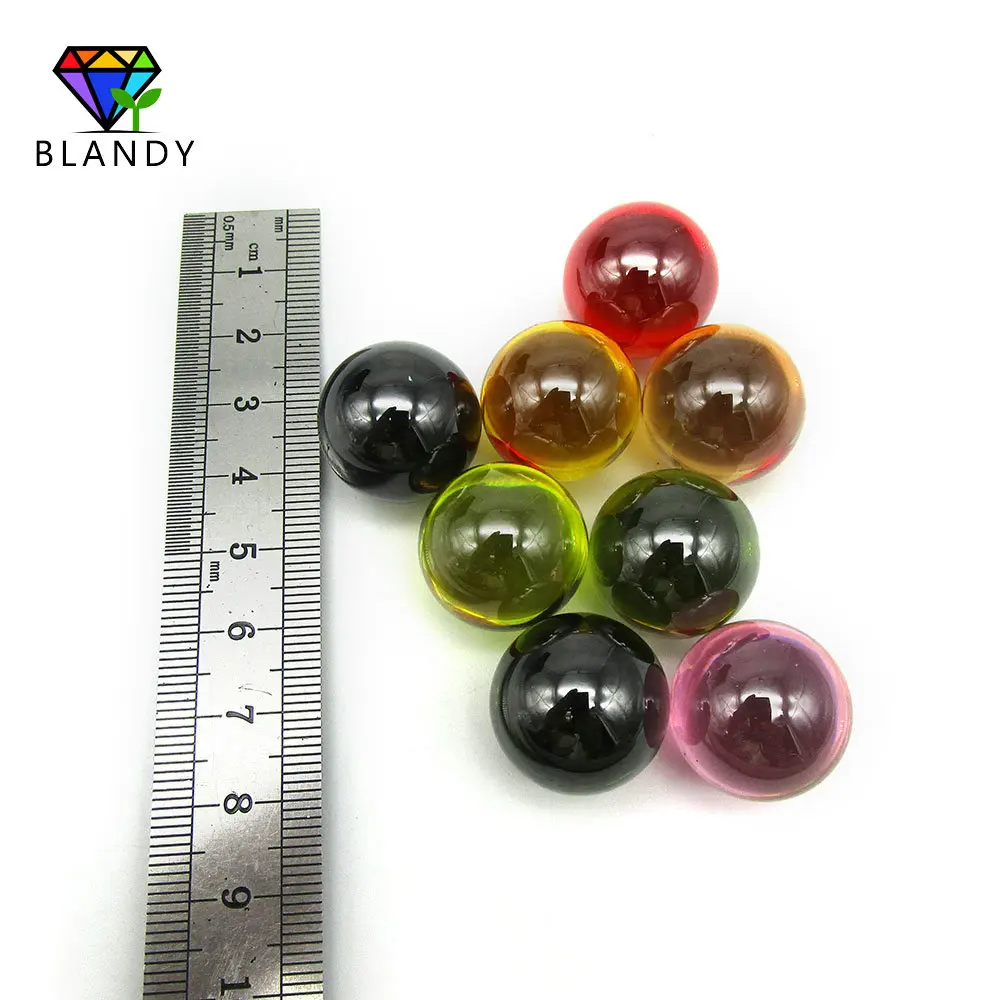 Round CZ Stones High Qaulity MOQ=1pc 20mm Round Ball Synthetic Pink Cubic Zirconia Stone For Jewelry