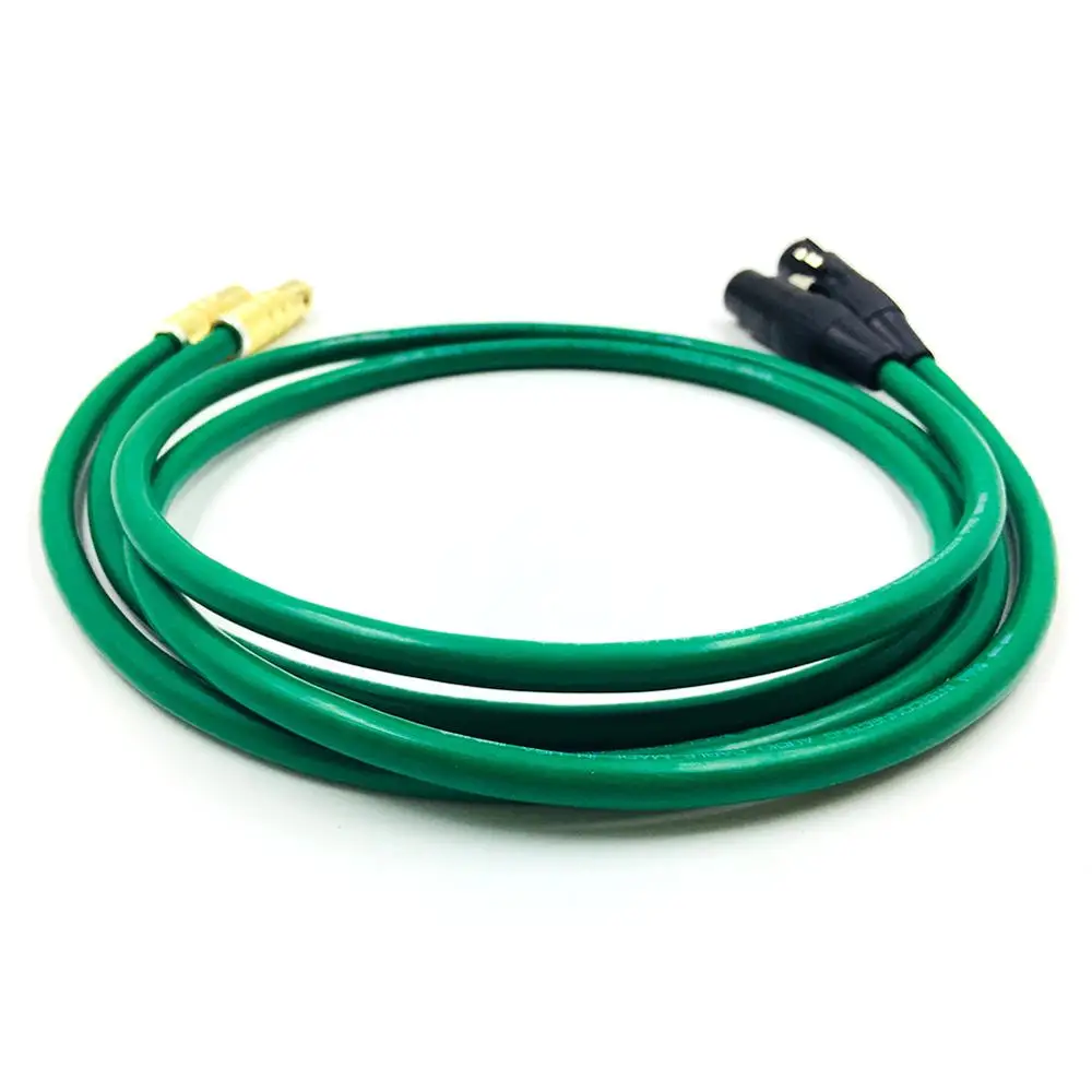 Par de alta fidelidade tipo-cardas rca para xlr balacado cabo de áudio rca macho para xlr fêmea cabo de interconexão com mcintosh eua-cabo