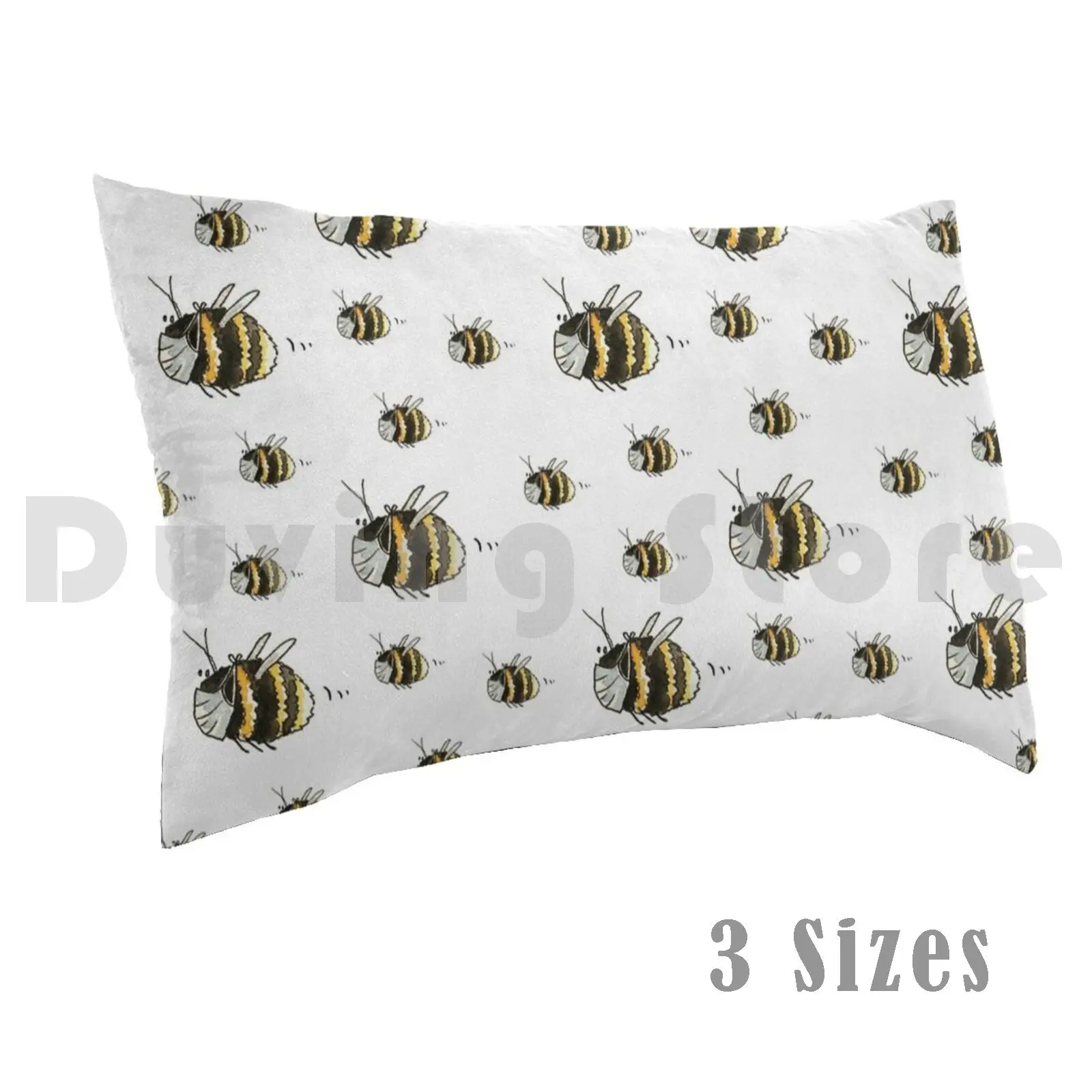 The Masked Bumblebee X8 Pillow Case 20*30 Inch Bumblebee Insect Hygiene Bee