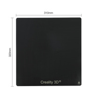 CREALITY 3D Black Tempered Glass Build Platform Plate 320X310X4mm For CR-10 V2/CR-10 V3/CR-X/CR-X Pro/CR-10S PRO V2/Ender-3Max