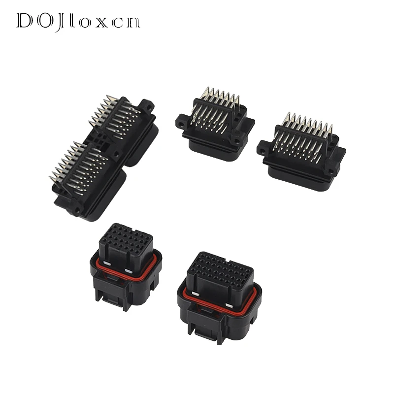1 Zestaw 26/34/60 Pin 3- 1437290 -7 4- 1437290 -0 Samochodowe męskie żeńskie TE AMP Tyco SUPERSEAL 1,0 MM Wodoodporna wtyczka złącza oleju i gazu samochodowego
