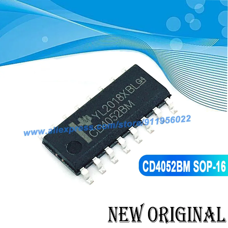 (5 Pieces)  CD4052 CD4052BM   SOP-16