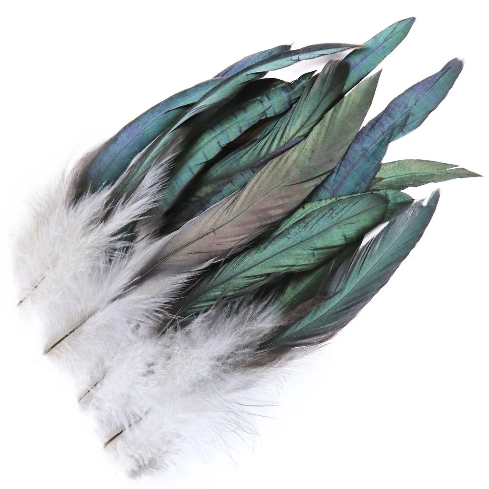 50Pcs/Lot Natural Color Rooster Feathers 6-8 Inch/15-20 CM Pheasant Chicken Feather for Crafts Jewelry Earring Making Plumes