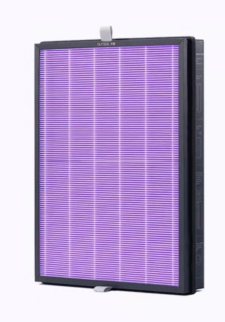 For Smartmi XFXT01ZM fresh air system filter wall-mounted fresh fan integrated purifier hepa filter 390*297*70mm