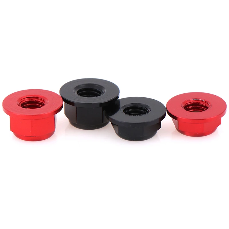 5Pcs M5 Aluminum Flange Nylon Nut Low Profile CW CCW Anti-Loose Insert lock For 2204 2205 2206 Brushless Motor RC QAV250 210