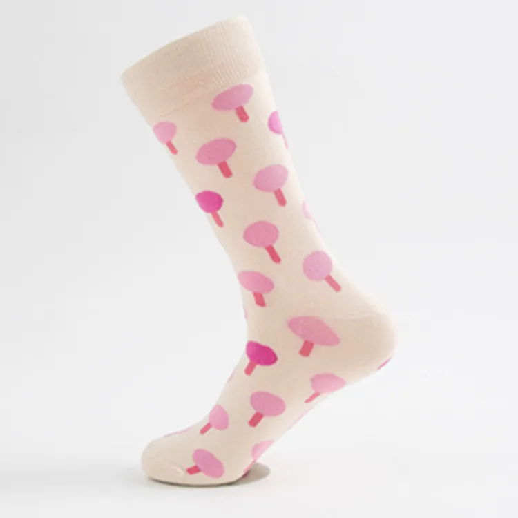 Chaussettes colorées en coton à la mode, chaussettes décontractées, chaussettes moyennes et hautes, automne et hiver, vente en gros d'usine, 5 paires, nouveau