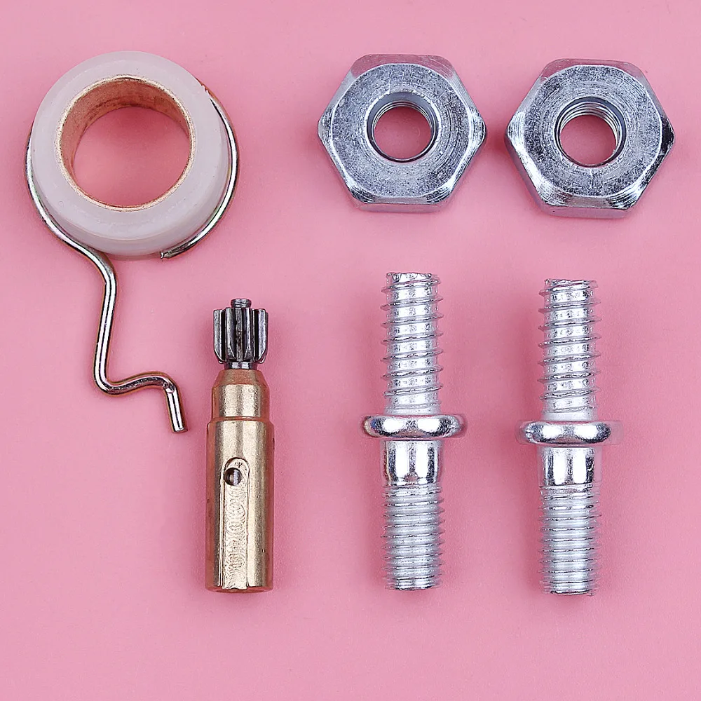 Adefol Bar vite prigioniera dado pompa olio Kit ingranaggi a vite senza fine per Stihl MS180 MS170 018 017 MS 180 170 parti di ricambio per motoseghe