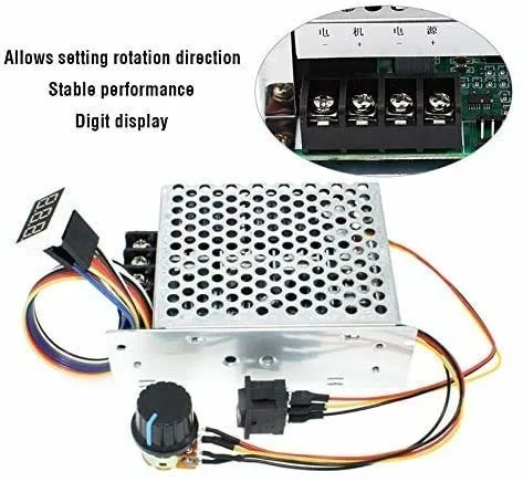 PWM DC10-55V 12V 24V 36V 48V 60A PWM DC Motor Speed Controller Reversible Schalter Set DC pinsel Motor Werkzeuge Zubehör Liefert