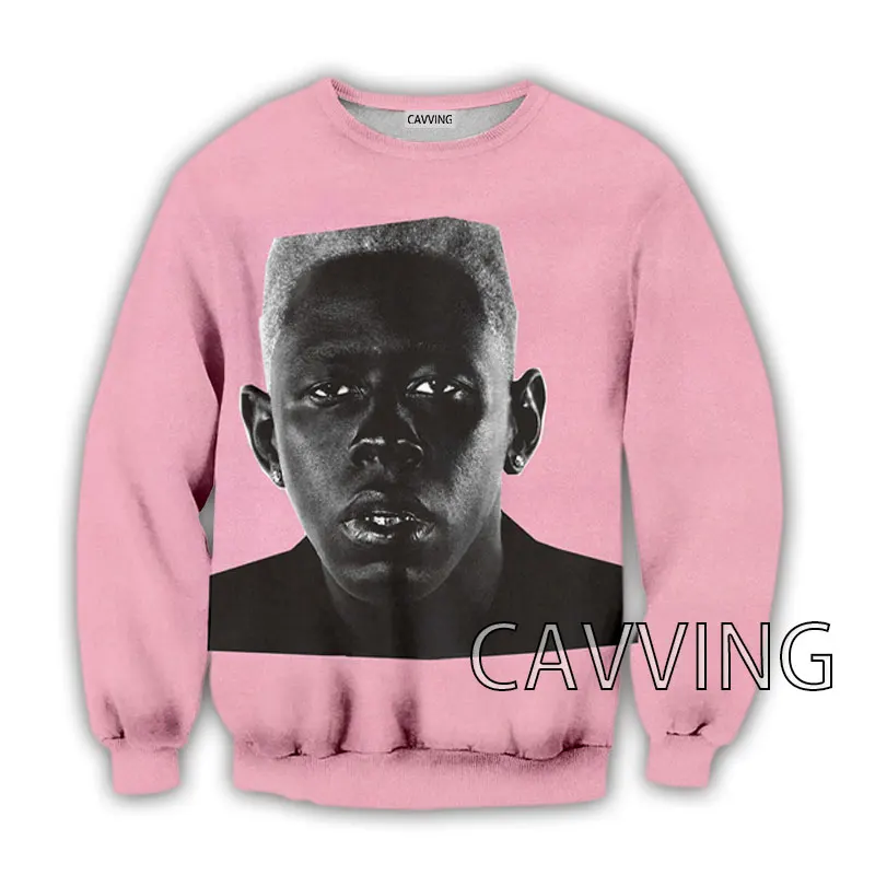 CAVVING 3D Printed   Rapper The Creator  Crewneck Sweatshirts Harajuku Styles Tops Long Sleeve Sweatshirts for Men/women