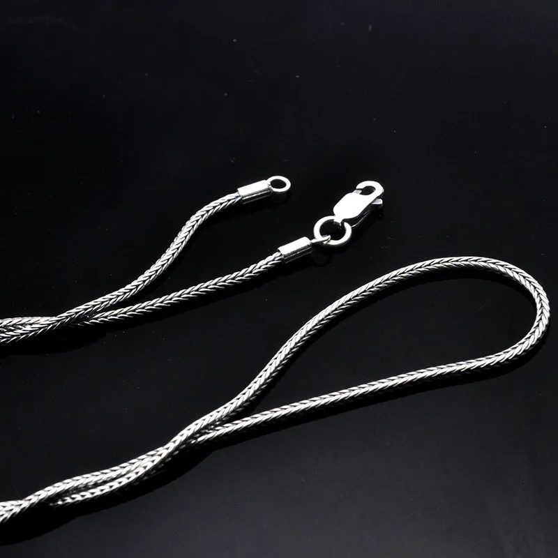 3.5MM Chains Necklaces Snake Bone Chain for Men Long Necklace Stainless Steel Jewelry